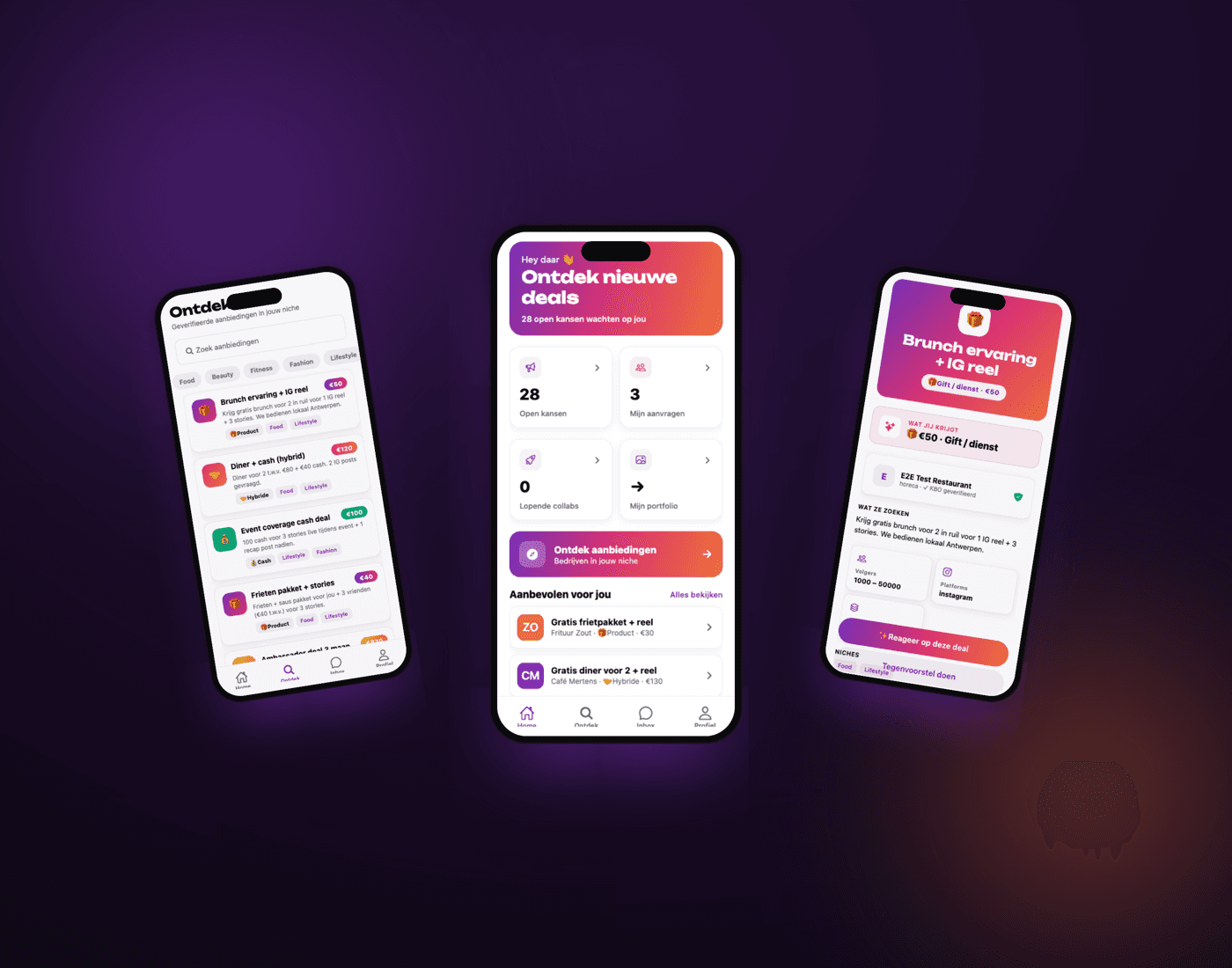 De Kollaborate-app: ontdek deals, vind matches en bekijk aanbiedingen